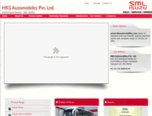 Tablet Screenshot of hksautomobiles.com